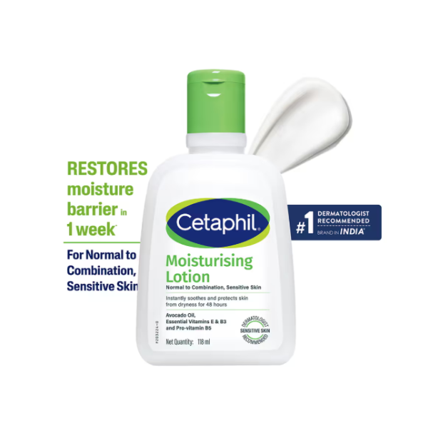 Cetaphil Moisturising Lotion (118 ml) 118ml – Authentic Cetaphil Body Lotion | Wholesale Bulk Supply India | Genuine Cetaphil Product
