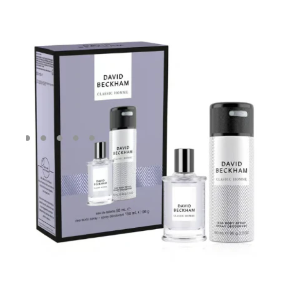 David Beckham Classic Homm Set(Edt50ml+Deo150ml) – Authentic David Beckham Eau de Toilette 50ml for Men | Wholesale Bulk Supply India | Genuine Designer Fragrance