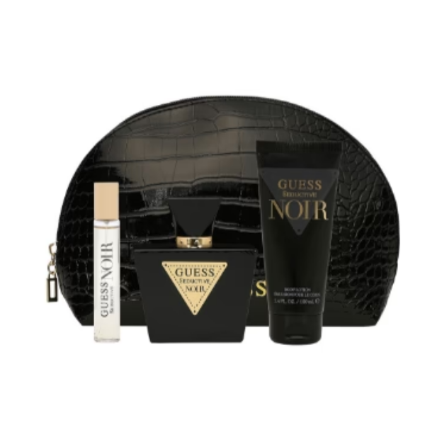 Guess Noir W Set(EDT75+15+BL100) – Authentic Guess Eau de Toilette for Women | Wholesale Bulk Supply India | Genuine Designer Fragrance