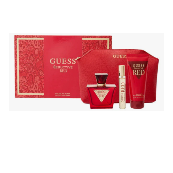 Guess Sedct Red W(EDT75+15+BL100+Pch) – Authentic Guess Eau de Toilette Unisex | Wholesale Bulk Supply India | Genuine Designer Fragrance