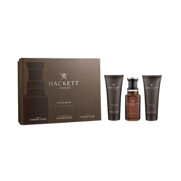 Hackett Absolut Set(Edp100+100+SG100) – Authentic Hackett Eau de Parfum for Men | Wholesale Bulk Supply India | Genuine Designer Fragrance
