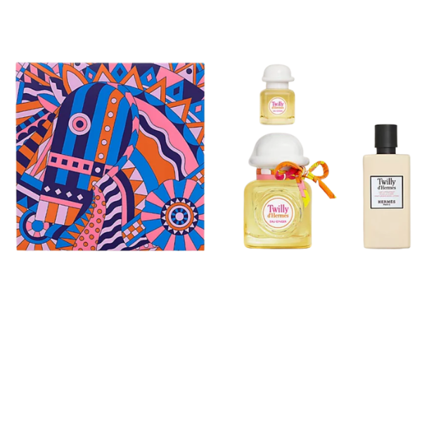 Hermes Twilly Ginger Set(50+7.5+BL40) – Authentic Hermes Body Lotion for Women | Wholesale Bulk Supply India | Genuine Designer Fragrance