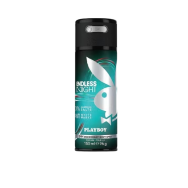 Playboy Endless Night M Deo 150ml 150ml – Authentic Playboy Deodorant Body Spray for Men | Wholesale Bulk Supply India | Genuine Branded Fragrance