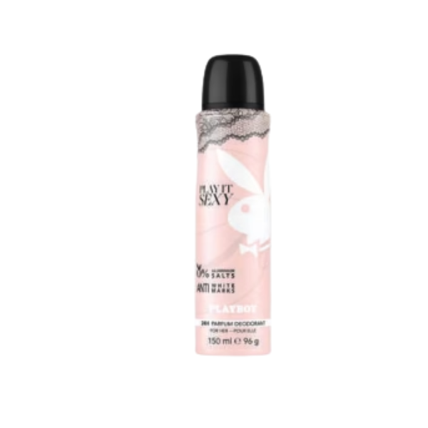 Playboy Play It Sexy W Deo 150ml 150ml – Authentic Playboy Deodorant Body Spray for Women | Wholesale Bulk Supply India | Genuine Branded Fragrance