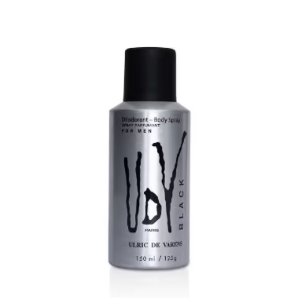 BP UDV Black M Deo 150ml 150ml – Authentic UDV Deodorant Body Spray for Men | Wholesale Bulk Supply India | Genuine Branded Deo