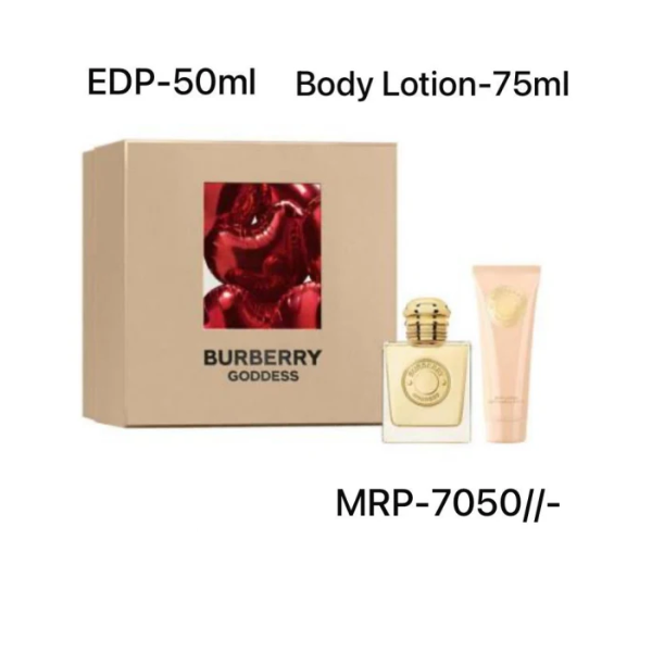 Burberry Goddess Set (Edp50+BL75) – Authentic Burberry Eau de Parfum | Wholesale Bulk Supply | Genuine Fragrance