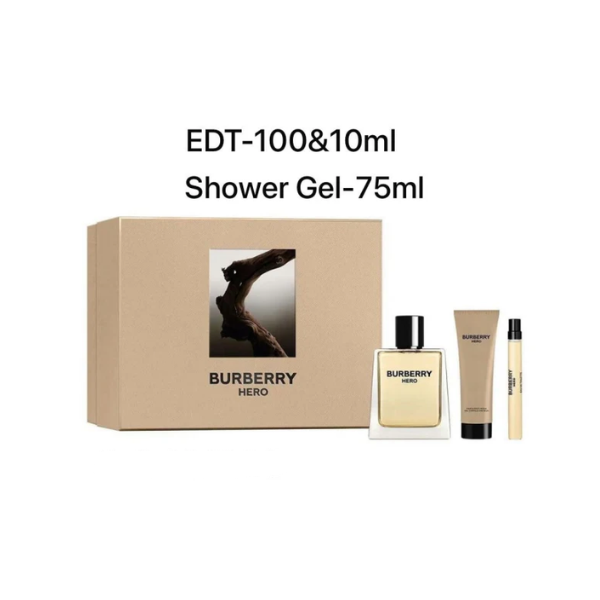 Burberry Hero Set (Edt100+10+SG75) – Authentic Burberry Eau de Toilette | Wholesale Bulk Supply | Genuine Fragrance