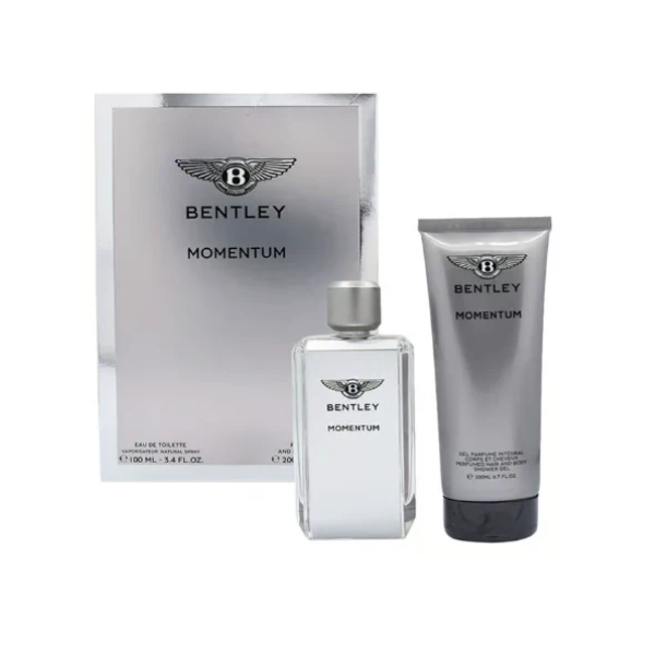Bently Momentum Set(EDT100ml+SG200ml) – Authentic Bentley Eau de Toilette 100ml for Men | Wholesale Bulk Supply India | Genuine Designer Fragrance