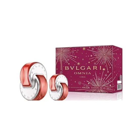 Bvlgari Omnia Coral Set(Edt 65+15ml) – Authentic Bvlgari Eau de Toilette 15ml for Women | Wholesale Bulk Supply India | Genuine Designer Fragrance