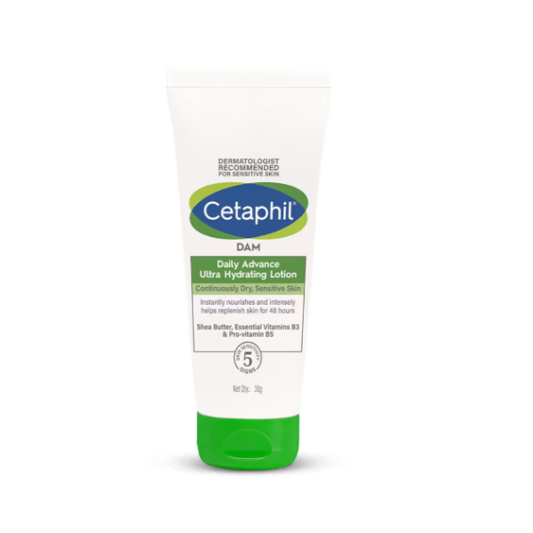 Cetaphil Daily Advance Ultra Hydrating Lotion (30g) 30g – Authentic Cetaphil Body Lotion | Wholesale Bulk Supply India | Genuine Cetaphil Product