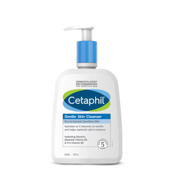 Cetaphil Gentle Skin Cleanser (1000ml) 1000ml – Authentic Cetaphil Face Cleanser | Wholesale Bulk Supply India | Genuine Cetaphil Product