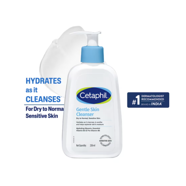 Cetaphil Gentle Skin Cleanser (236 ml) 236ml – Authentic Cetaphil Face Cleanser | Wholesale Bulk Supply India | Genuine Cetaphil Product