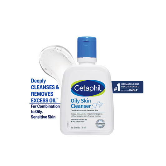 Cetaphil Oily Skin Cleanser (118 ml) 118ml – Authentic Cetaphil Face Cleanser | Wholesale Bulk Supply India | Genuine Cetaphil Product