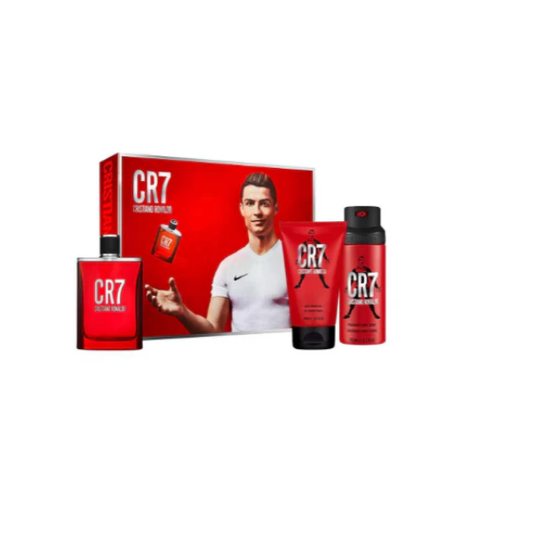 CR7 Set(EDT100+SG150+Deo150) – Authentic CR7 Perfume Gift Set for Men | Wholesale Bulk Supply India | Genuine Branded Fragrance