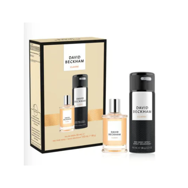 David Beckham Classic Blk Set(Edt50ml+Deo150ml) – Authentic David Beckham Eau de Toilette 50ml for Men | Wholesale Bulk Supply India | Genuine Designer Fragrance
