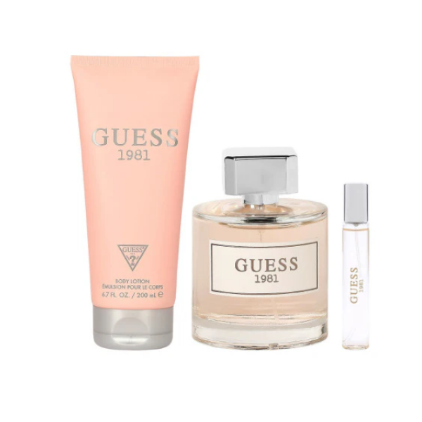 Guess 1981 W Set(EDT100+15+BL200) – Authentic Guess Eau de Toilette for Women | Wholesale Bulk Supply India | Genuine Designer Fragrance
