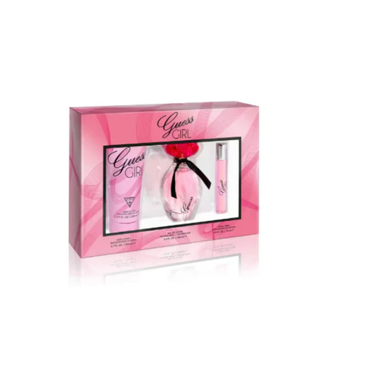 Guess Girl Set(EDT100+TS15+BL200) – Authentic Guess Eau de Toilette for Women | Wholesale Bulk Supply India | Genuine Designer Fragrance