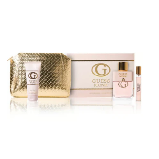 Guess Iconic W(EDP100+15+BL100+Pou) – Authentic Guess Eau de Parfum for Women | Wholesale Bulk Supply India | Genuine Designer Fragrance