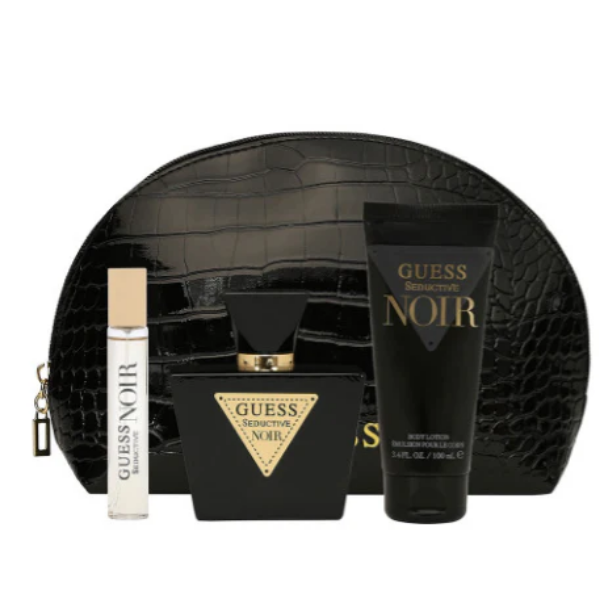 Guess Sed Noir W (EDT75+15+BL100+Pch) – Authentic Guess Eau de Toilette for Women | Wholesale Bulk Supply India | Genuine Designer Fragrance