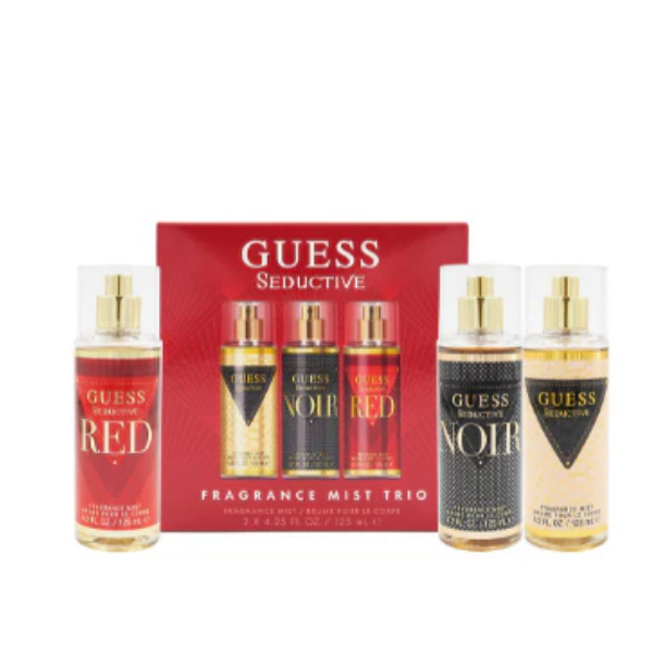 Guess Sedu BM Set(FM125+Noir125+Red1) – Authentic Guess Fragrance Unisex | Wholesale Bulk Supply India | Genuine Designer Fragrance