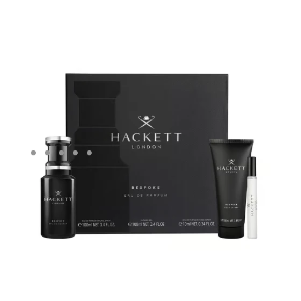 Hackett Bespoke Set(Edp100+10+SG100) – Authentic Hackett Eau de Parfum for Men | Wholesale Bulk Supply India | Genuine Designer Fragrance