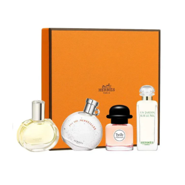 Hermes Mini Kit 7.5*4(TW+JSN+EDM+ERE) – Authentic Hermes Fragrance Unisex | Wholesale Bulk Supply India | Genuine Designer Fragrance
