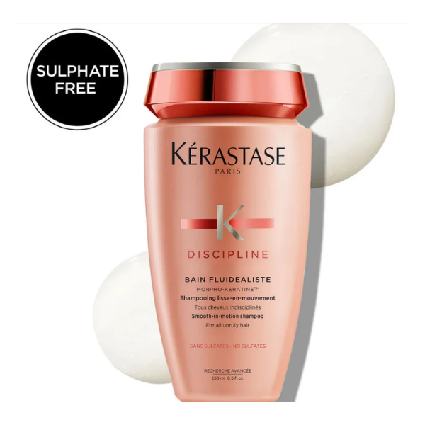 Discipline Bain Fluidealiste Gentle Shampoo (Sulphate-Free) – Authentic Kérastase Shampoo for Frizzy Hair | Wholesale Bulk Supply India | Professional Hair Care