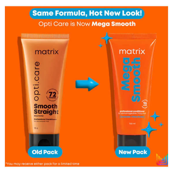 Matrix Mega Smooth Professional Conditioner 200ml 200ml – Authentic Matrix Conditioner for Frizzy Hair | Wholesale Bulk Supply India | Professional Hair Care