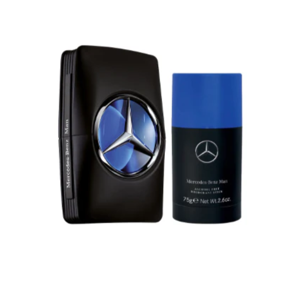 Mercedes Benz Man Set(Edt100+Deostick75) – Authentic Mercedes Benz Eau de Toilette for Men | Wholesale Bulk Supply India | Genuine Designer Fragrance