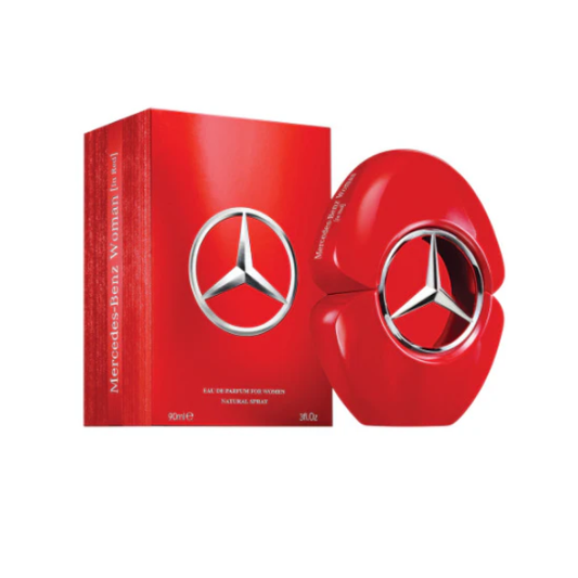 Mercedes Benz Woman Red EDP 90ml – Authentic Mercedes Benz Eau de Parfum 90ml for Women | Wholesale Bulk Supply India | Genuine Designer Fragrance