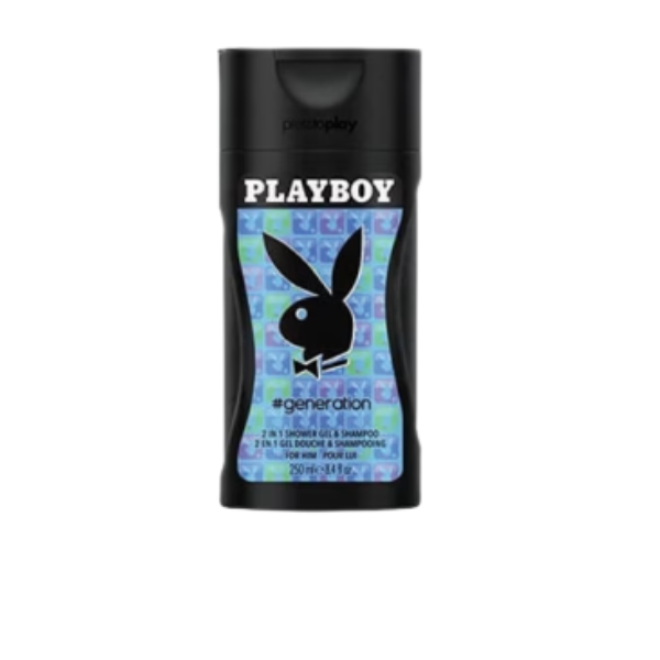 Playboy Generation M S/G 250ml 250ml – Authentic Playboy Shower Gel | Wholesale Bulk Supply India | Genuine Playboy Product