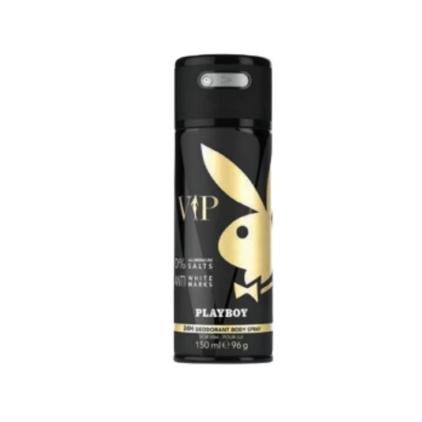 Playboy VIP M Deo 150ml 150ml – Authentic Playboy Deodorant Body Spray for Men | Wholesale Bulk Supply India | Genuine Branded Fragrance