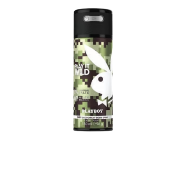 Playboy Wild M Deo 150ml 150ml – Authentic Playboy Deodorant Body Spray for Men | Wholesale Bulk Supply India | Genuine Branded Fragrance
