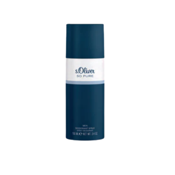 S. Oliver So Pure M Deo 150ml 150ml – Authentic S. Oliver Deodorant Body Spray for Men | Wholesale Bulk Supply India | Genuine Branded Deo
