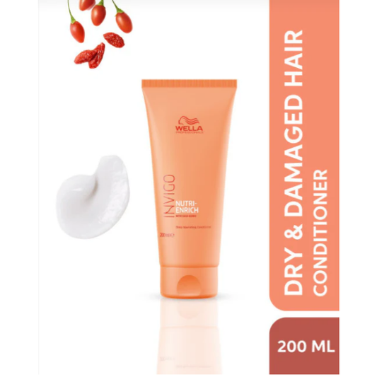Wella Professionals Invigo Nutri-Enrich Deep Nourishing Conditioner with Goji Berry -200ml 200ml – Authentic Wella Professionals Conditioner for Dry & Dehydrated Hair | Wholesale Bulk Supply India | Professional Hair Care